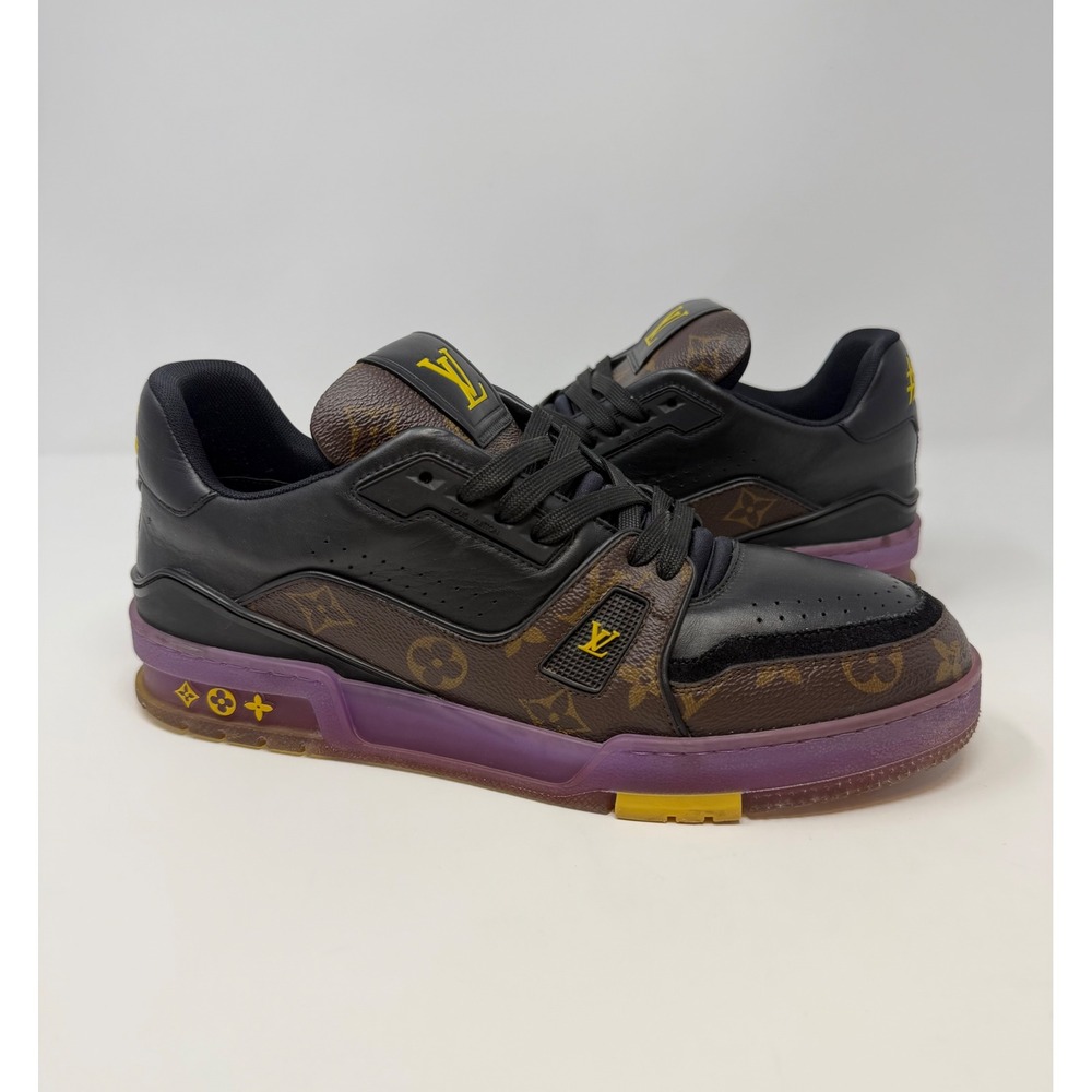 Louis Vuitton Trainer Sneaker Monogram Purple Size 8 US 7 LV